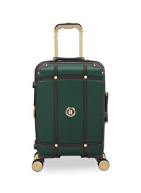 İtluggage Yeşil Çekçekli Sert Valiz Superiority Kabin