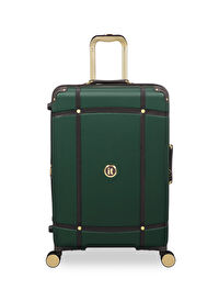 İtluggage Yeşil Çekçekli Sert Valiz Superiority Orta