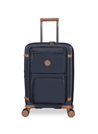İtluggage Lacivert Unisex Çekçekli Sert Valiz Illustrious Kabin