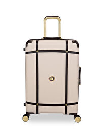 İtluggage Ekru Çekçekli Sert Valiz Superiority Orta