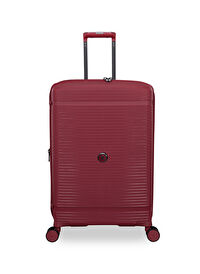 İtluggage Bordo Çekçekli Sert Valiz Unanimous Orta
