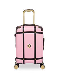 İtluggage Pembe Çekçekli Sert Valiz Superiority Kabin