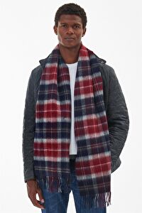Barbour Galston Tartan Atkı RE75 Cranberry Tartan