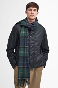 Barbour Unisex Galingale Tartan Atkı TN23 Green Loch Tartan