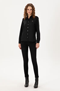 U.S. Polo Assn. Kadın Siyah Pantolon (Jean) 50295406-Dn0027