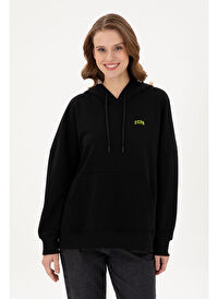 U.S. Polo Assn. Kadın Siyah Sweatshirt 50297324-VR046