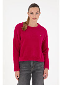 U.S. Polo Assn. Kadın Fuşya Kazak /Triko 50297898-VR023