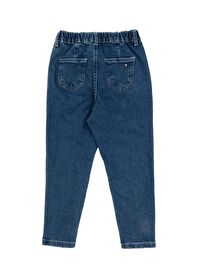 Kız Çocuk Açık Mavi Carrot Fit Jean Pantolon
