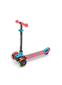 Scotti Glow - 3 Tekerlekli Işıklı Scooter - Kırmızı