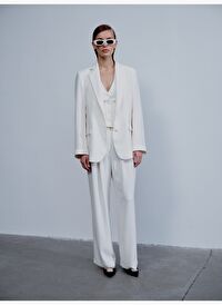 Boxy Blazer Beyaz