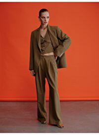 Boxy Oversize Blazer Haki