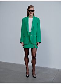 Boxy Blazer Yeşil