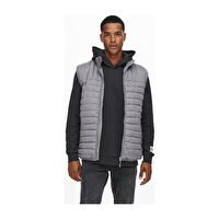 Only & Sons Erkek Premium Paul Quilted Şişme Yelek 22015123-blk