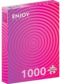 Enjoy Puzzle 1000 Parçalık Mor/Pembe Daire Gradyan Puzzle