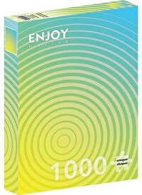 Enjoy Puzzle 1000 Parça Yeşil/Sarı Gradyan Puzzle
