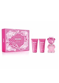MOSCHINO Toy 2 Bubble Gum Kadın Parfüm Seti (edt parfüm 50ml+ duş jeli 50ml+vücut losyonu 50ml)
