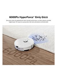 Roborock S8 Sonic Mopping Akıllı Robot Süpürge - Beyaz