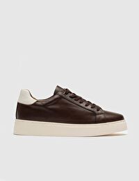 Cabani Ayakkabı Beyaz Erkek Deri Sneaker 115822