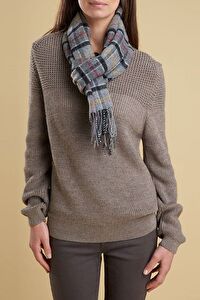 Barbour Unisex Tartan Yün Atkı (%100 Lambswool) TN71 Modern Tartan