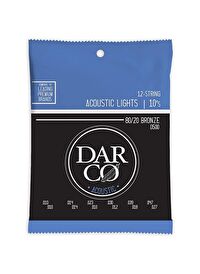 Martin Co Darco D500 80/20 Bronze 12 Telli Akustik Gitar Teli Light 10-47