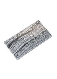 Dekoratif Sunumluk Antrasit Doğal Mermer Taş - 27x16 cm 