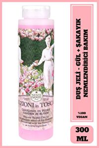 Nesti Dante Garden In Bloom Gül ve Şakayık Nemlendirici, Canlandırıcı Vegan Bakım 300 Ml