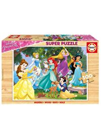 Educa 100 Parça Disney Princess Ahşap Puzzle - Kız Çocu