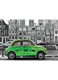 Educa 1000 Parça Amsterdam'da Yeşil Araba Puzzle