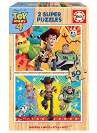 Educa 18084 Toy Story Erkek Çocuk Puzzle (2x50 Parça)
