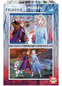 Educa 2x48 Parça Frozen 2 Puzzle Yapboz