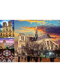 1000 Parça Fransa Notre Dame Kollaj Puzzle (Educa 18456)