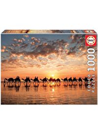 Educa 1000 Parça Cable Beach'te Günbatımı Puzzle - Develer