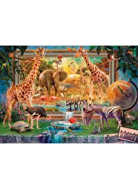 Educa 4000 Parça Savana Hayata Geliyor Puzzle