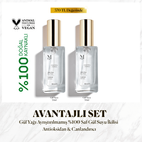 Limited Edition Saf Gül Suyu 50 Ml 2'li SET