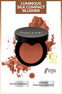 Note Luminous Silk Compact Allık 02 Pink in Summer