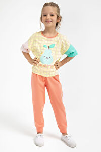 Rolypoly Local Fruit Açık Sarı Kız Çocuk Pijama Takımı