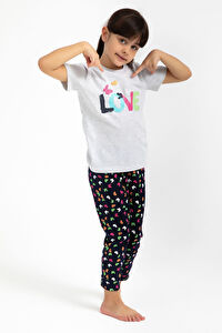 Rolypoly Love Karmelanj Kız Çocuk Pijama Takımı