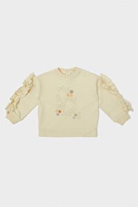 GB Baby Kız Bebek Bej Sweatshirt