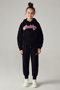 Swatsky Kız Çocuk Siyah Sweatshirt