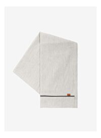 Linen Runner Kırık Beyaz / Siyah Çizgili 45x160
