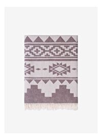 Rug Pamuk Koltuk Şalı Bordo 130x170