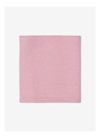 Wool Herringbone Bebek Battaniyesi Pembe 76x102