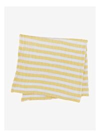 Stripy Müslin Çok Amaçlı Örtü Safran 100x100