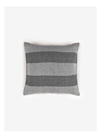 Carbon Pamuk Kırlent Kılıfı Siyah 45x45