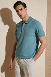 Buratti % 100 Pamuk Regular Fit Düğmeli Polo Yaka T Shirt Erkek 5902127