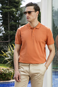 Buratti % 100 Pamuk Regular Fit Düğmeli Polo Yaka T Shirt Erkek POLO YAKA T SHİRT 5902127
