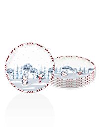 Penguin Servis Tabağı 6 Lı Set 26 cm NEW012
