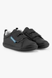 Smart Walker Casual Süper Mat Siyah Barefoot Çocuk Ayakkabı