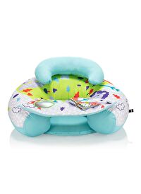 Wellgro Funny Animal Sırt Destekli Yer Minderi, Bebek Oturma Minderi
