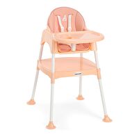 Wellgro Pretty 3in1 Çalışma Masalı Mama Sandalyesi, Pudra Pembe